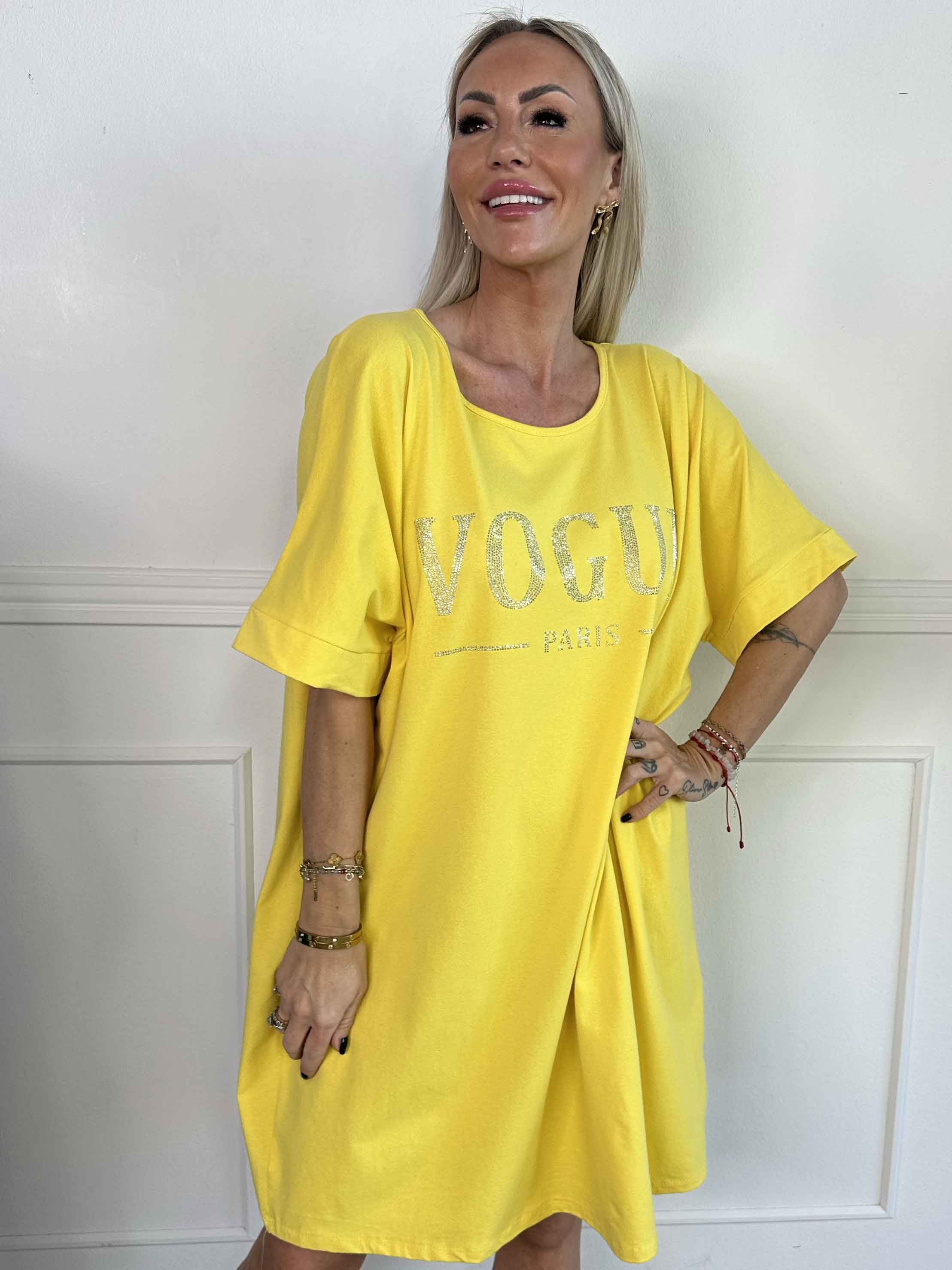 Mintu Dress - T-shirtklänning i bomull med similisten